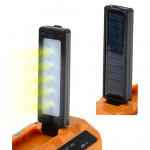 Nødradio / Vejradio med lommelygte, solceller og powerbank