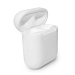 Blødt silikoneetui til Apple Airpods, hvid/transparent