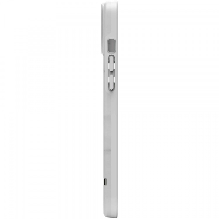 Richmond & Finch iPhone 12/12 Pro Freedom-etui, hvid marmor, sølv