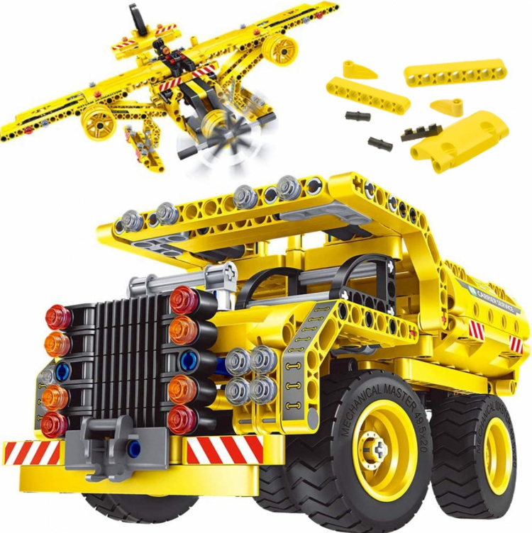 Lego Goodyear licens - 2 i 1 - Dumper og flyvemaskine