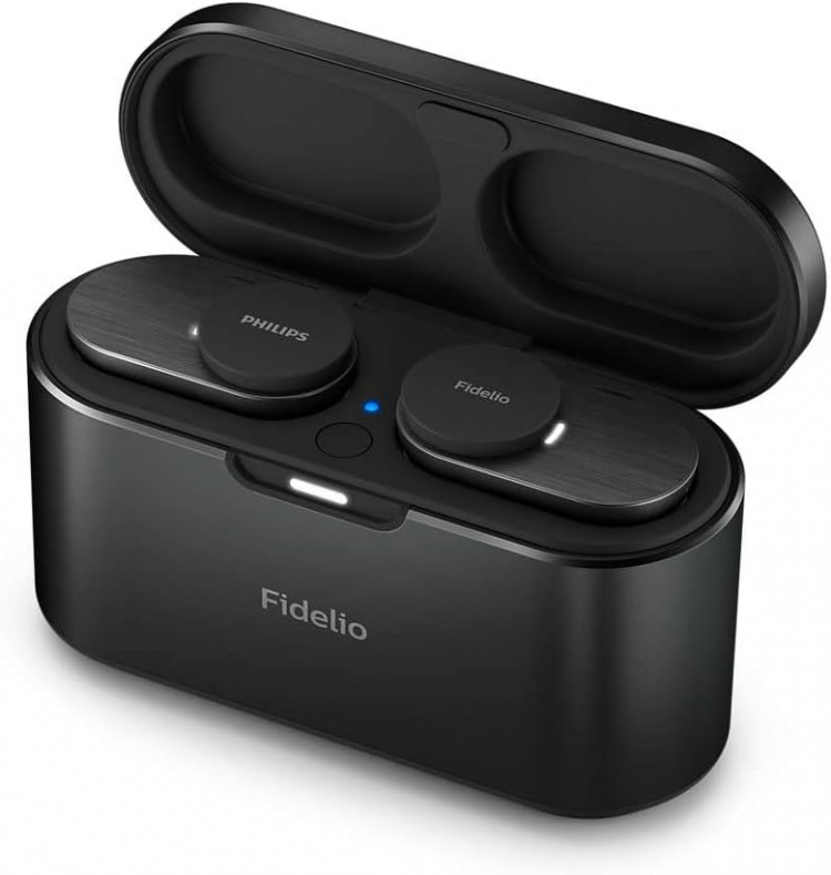 Philips Fidelio T1 trådløse hovedtelefoner, in-ear, sorte