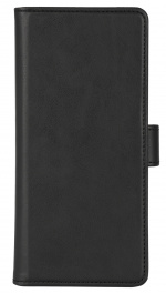 Essentials Motorola Moto G35 PU wallet, detachable, 3 cards, black