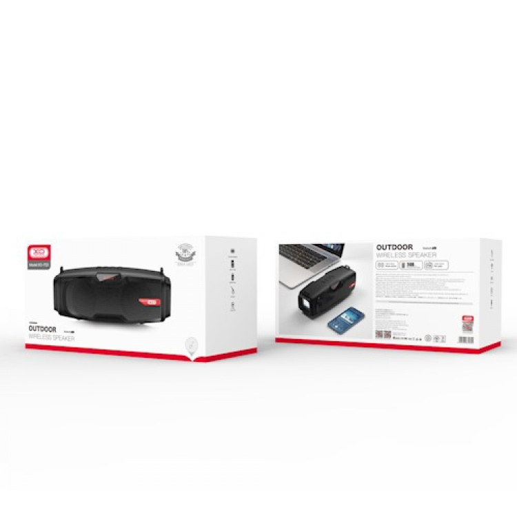 Xo F33 Bluetooth-højttaler med mikrofon, sort