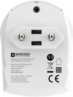 Skross Reseadapter Europa till 2x USB-A
