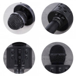 Maxlife-mikrofon med Bluetooth-højttaler inkl. etui, MX-300, sort