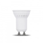 LED-lampe, GU10 MR11, 3W, 230V, 3000K, keramik, varm hvid