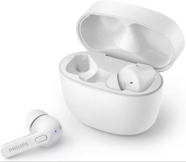 Philips True Wireless-hörlurar TAT2206WT, Vit
