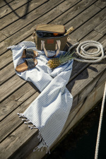 Lord Nelson Victory Hamam Medbo Badlakan, Blå, 100x180 cm