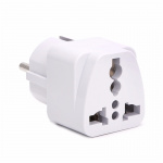 Rejseadapter, Storbritannien til Sverige (EU), Hvid