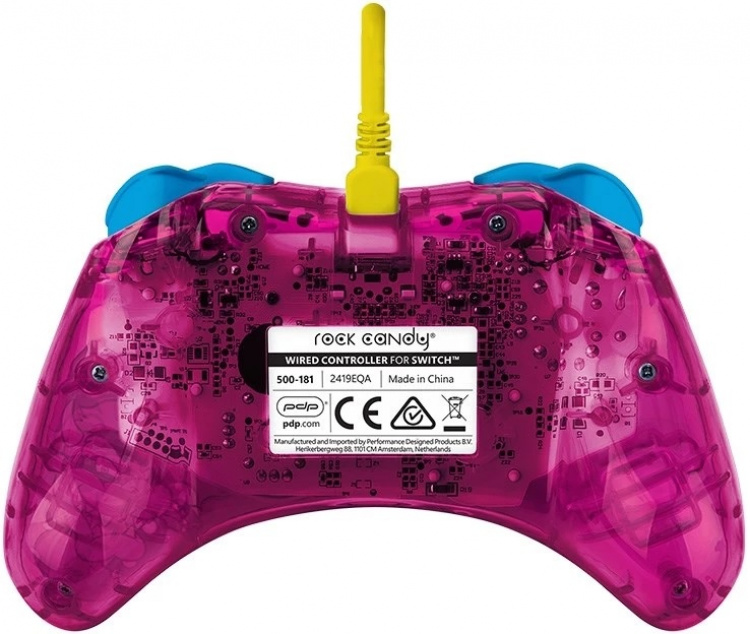 PDP Rock Candy Wired Controller - Peach (Switch) PDP Rock Candy Wired Controller - Peach (Switch)