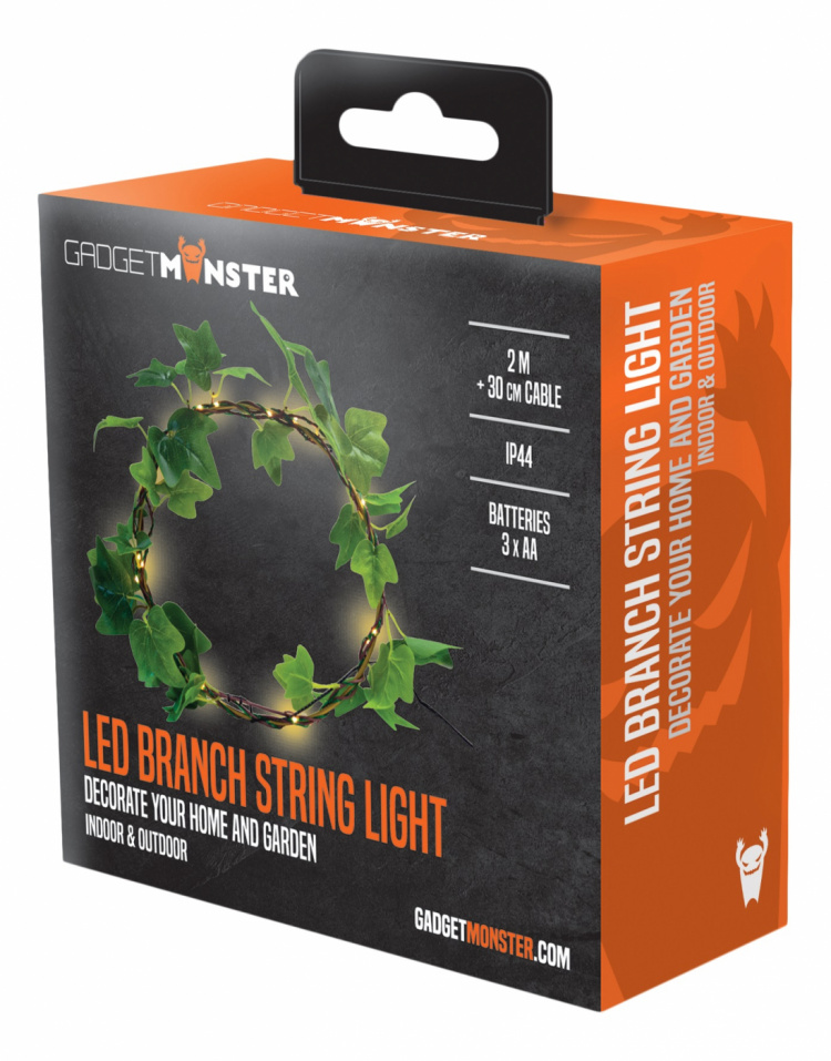5-pak GadgetMonster Green Leaf Light String