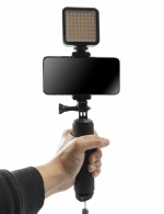 GadgetMonster Vlogging Stick med LED-lys