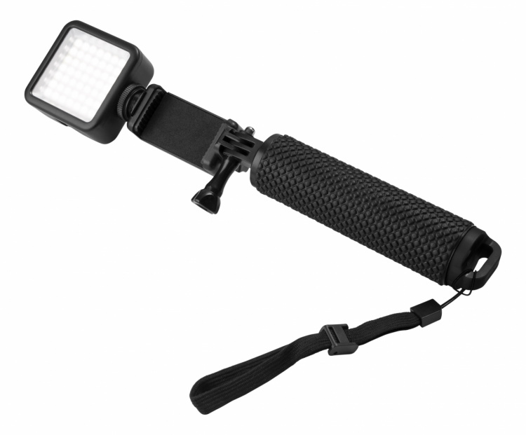 GadgetMonster Vlogging Stick med LED-lys