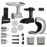 Adler AD 4131 Slow-speed juicer 3in1 - Meat mincer, Juicer, Vegetable grater