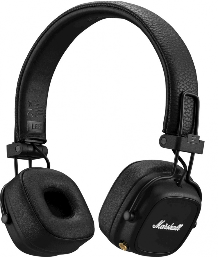 Marshall Major IV Trådlösa On-Ear hörlurar, Svart