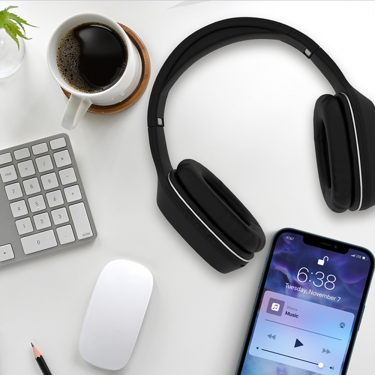 Forever BTH-505 Trådløst headset, On-ear, Sort Forever BTH-505 Trådløst headset, On-ear, Sort