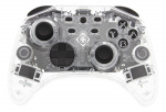 DELTACO Nintendo Switch Controller, gennemsigtig, RGB, makroknapper DELTACO Nintendo Switch Controller, gennemsigtig, RGB, makroknapper