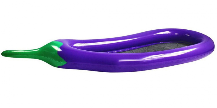 Badelegetøj i form af aubergine