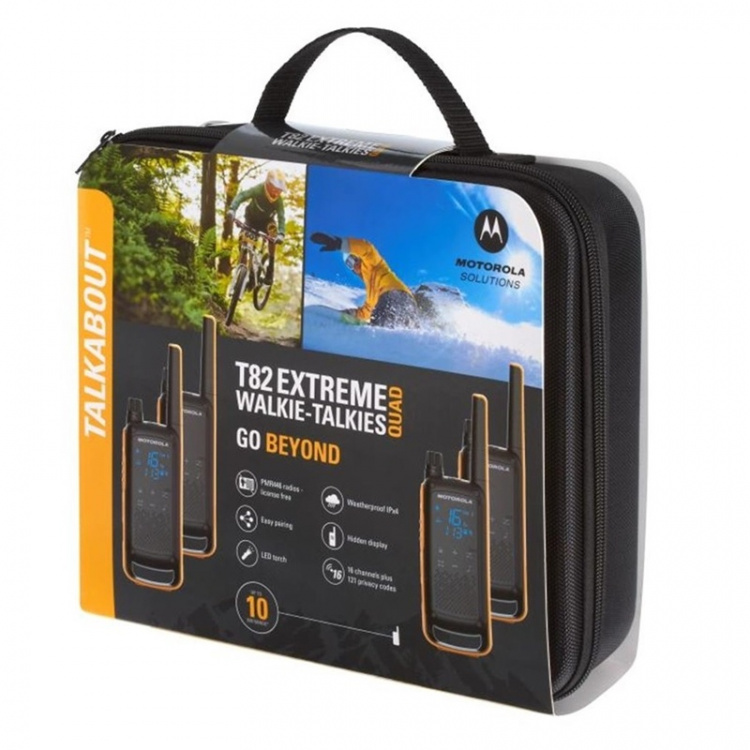 Motorola Talkabout T82 Extreme, Walkie Talkie 4-pak