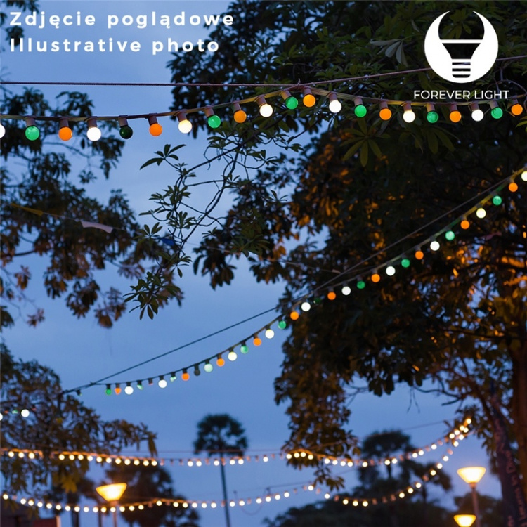 Forever Light LED loop, 10 stk. 2W lamper IP65, 12m Forever Light LED loop, 10 stk. 2W lamper IP65, 12m