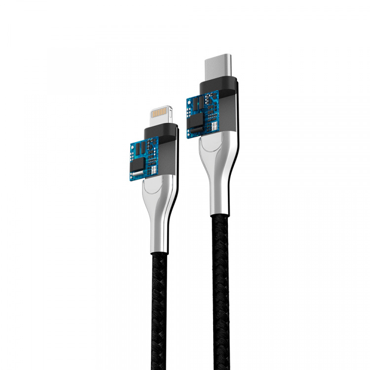 Forever Core - USB-C/Lightning (3A) MFI Sort, 1,5 m Forever Core - USB-C/Lightning (3A) MFI Sort, 1,5 m