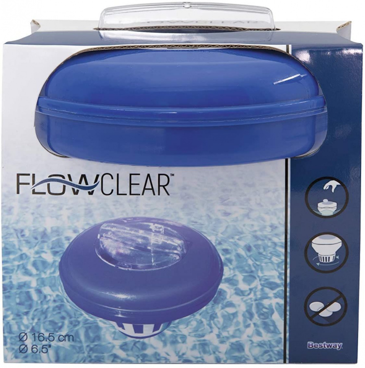 Bestway Flowclear flydende klor-/bromdispenser, 16,5 cm