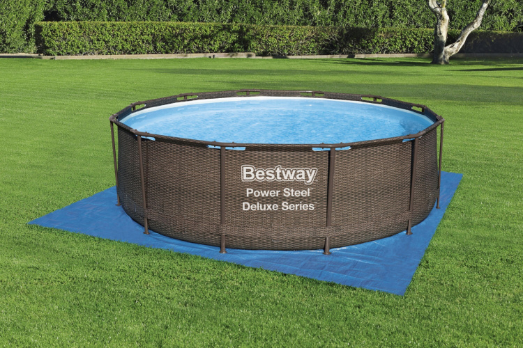 Bestway Flowclear bunddække, 3,66 m x 3,66 m