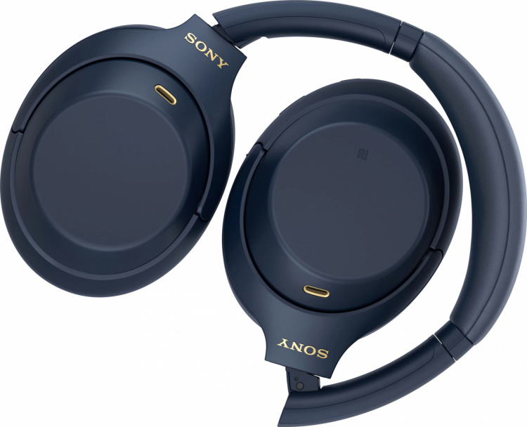 Sony trådløse around-ear-hovedtelefoner WH-1000XM4, Blå