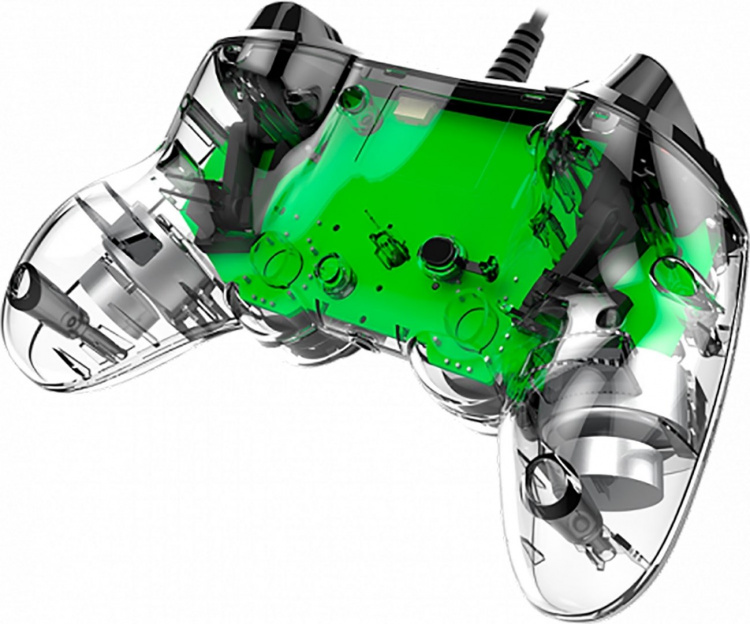 Nacon Wired illuminated Compact kontroll, Grön LED (PS4/PC) Nacon Wired illuminated Compact kontroll, Grön LED (PS4/PC)