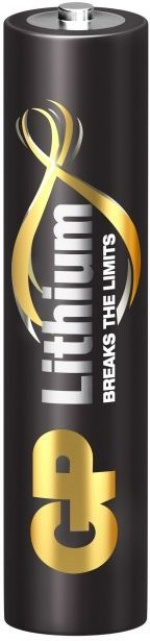 GP AAA litiumbatteri 1,5 V, 24LF-2U4, 4-pak 