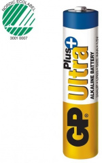 GP Ultra Plus Alkaline AAA-batteri, 24AUP/LR03, 4-pak