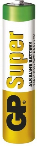 GP Super Alkaline AAA-batteri, 24A/LR03, 20-pak