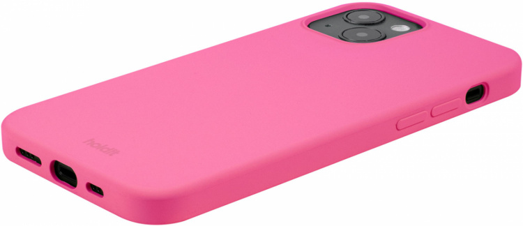 Holdit silikoneetui Bright Pink, iPhone 14 Plus