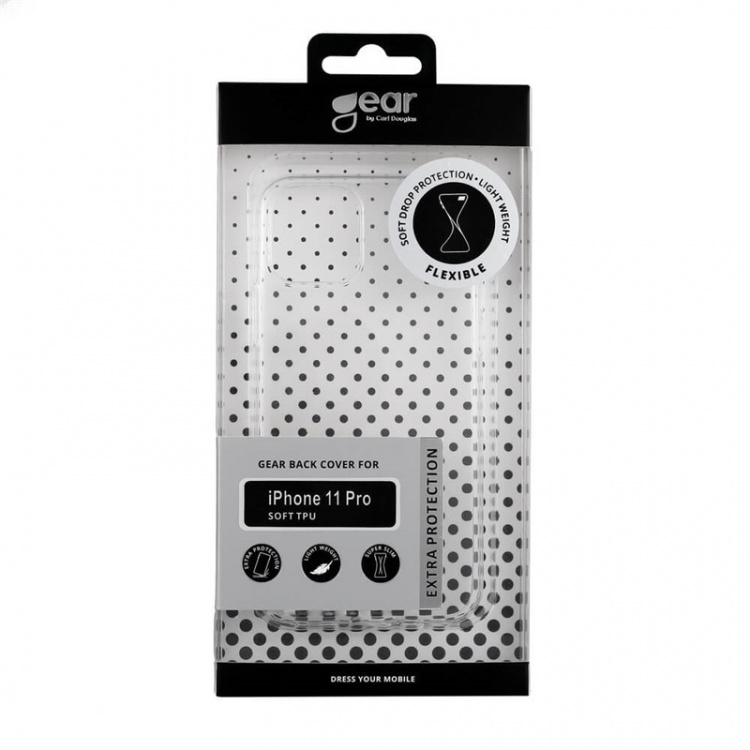 Gear Mobilcover TPU Transparent - iPhone 11 Pro