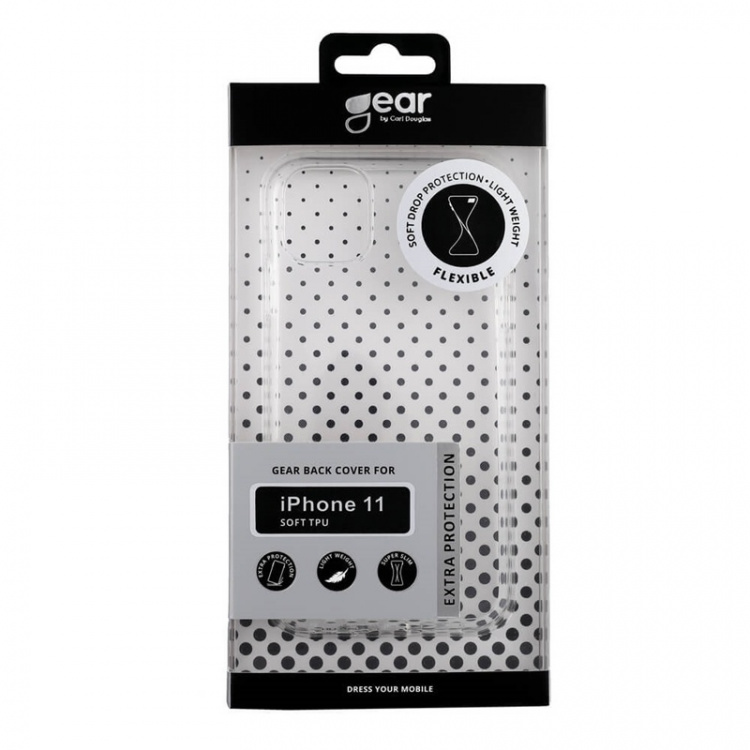 Gear Mobilcover TPU Transparent - iPhone 11