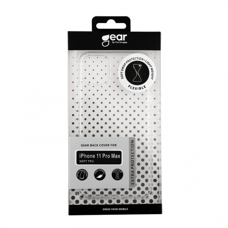 Gear Mobilcover TPU Transparent - iPhone 11 Pro Max