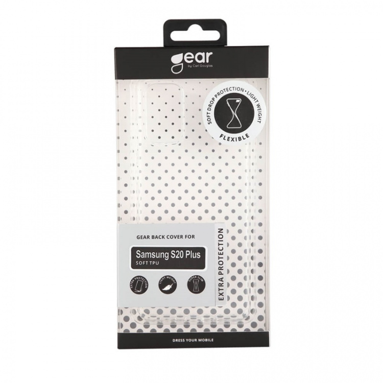 Gear Mobilcover TPU Transparent - Samsung S20 Plus