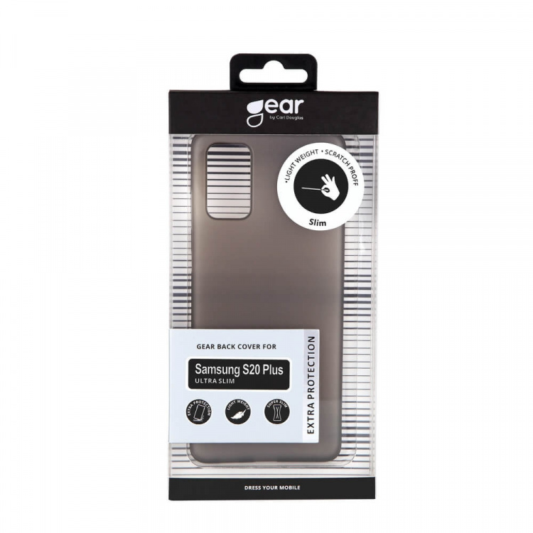 Gear Mobilcover Ultraslim Sort - Samsung S20 Plus