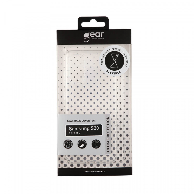 Gear Mobilcover TPU Transparent - Samsung S20