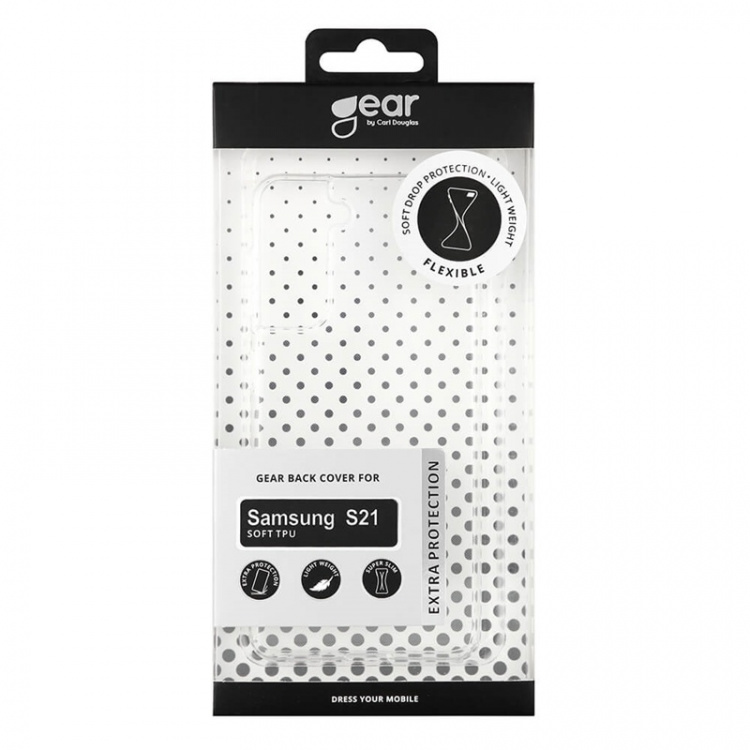 Gear Mobilcover TPU Transparent - Samsung S21