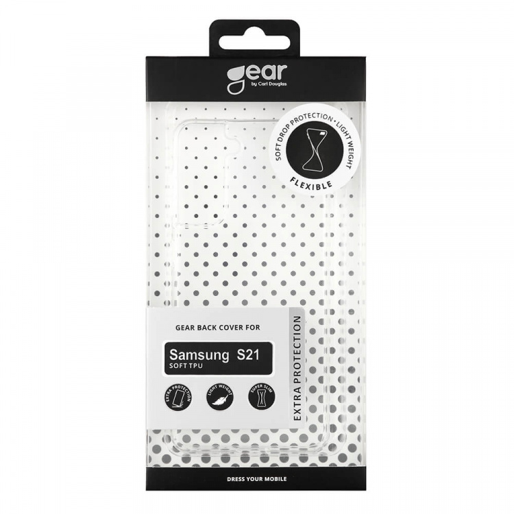 Gear Mobilcover TPU Transparent - Samsung S21