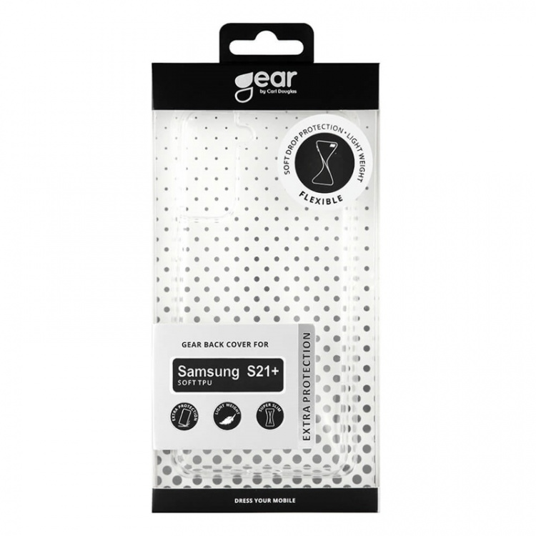 Gear Mobilcover TPU Transparent - Samsung S21+