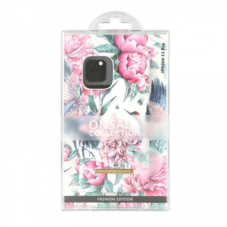 Onsala COLLECTION Mobil Cover Soft Pink Crane iPhone 11 PRO