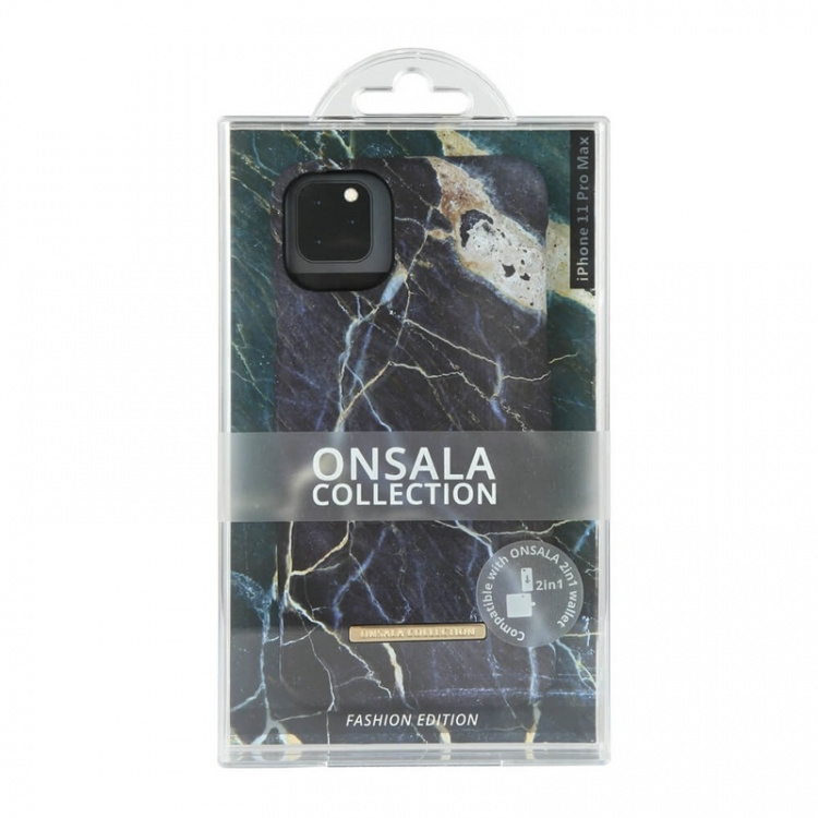 Onsala COLLECTION Mobil Cover Soft Black Galaxy Marble iPhone 11 PRO MAX