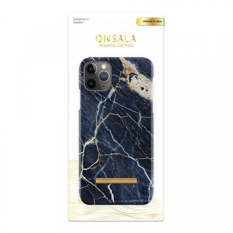 Onsala COLLECTION Mobil Cover Soft Black Galaxy Marble iPhone 11 PRO MAX
