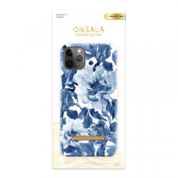 Onsala COLLECTION Mobil Cover Soft Indigo Peony iPhone 11 PRO MAX