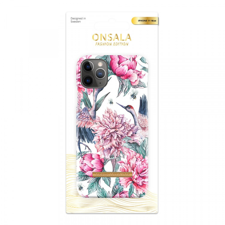 Onsala COLLECTION Mobil Cover Soft Pink Crane iPhone 11 PRO MAX