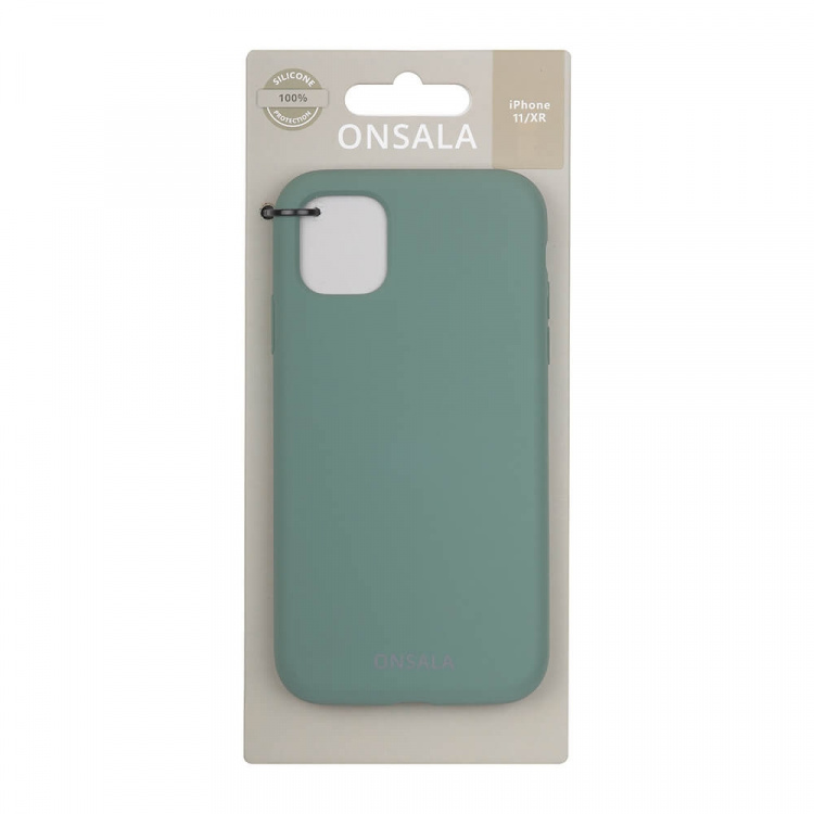 Onsala Mobilcover Silikone Pine Green - iPhone 11 / XR