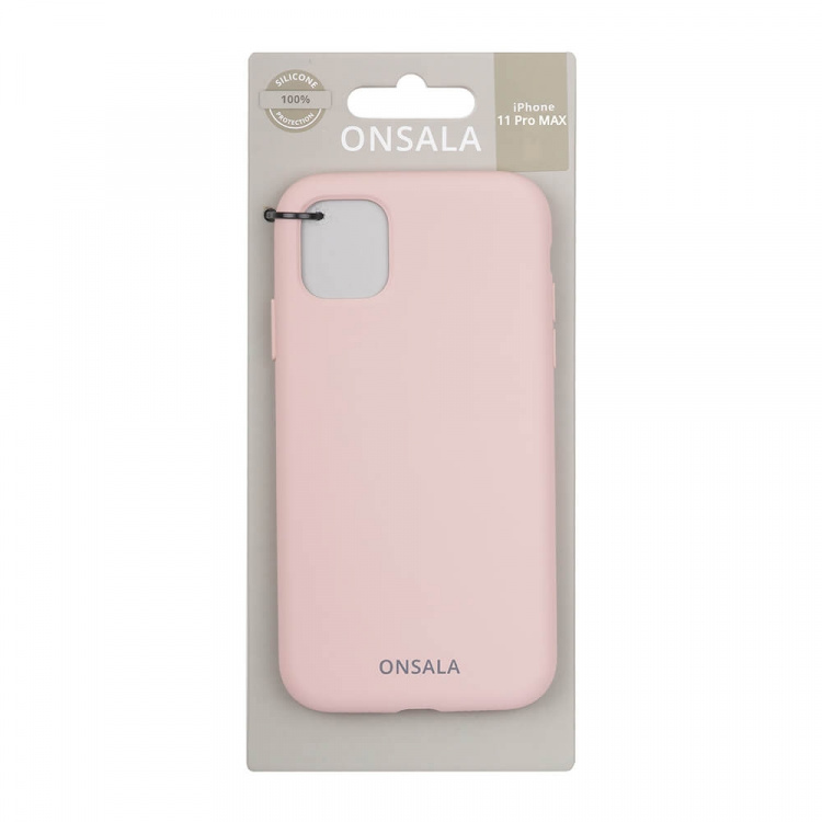 Onsala Mobilcover Silikone Sand Pink - iPhone 11 Pro Max