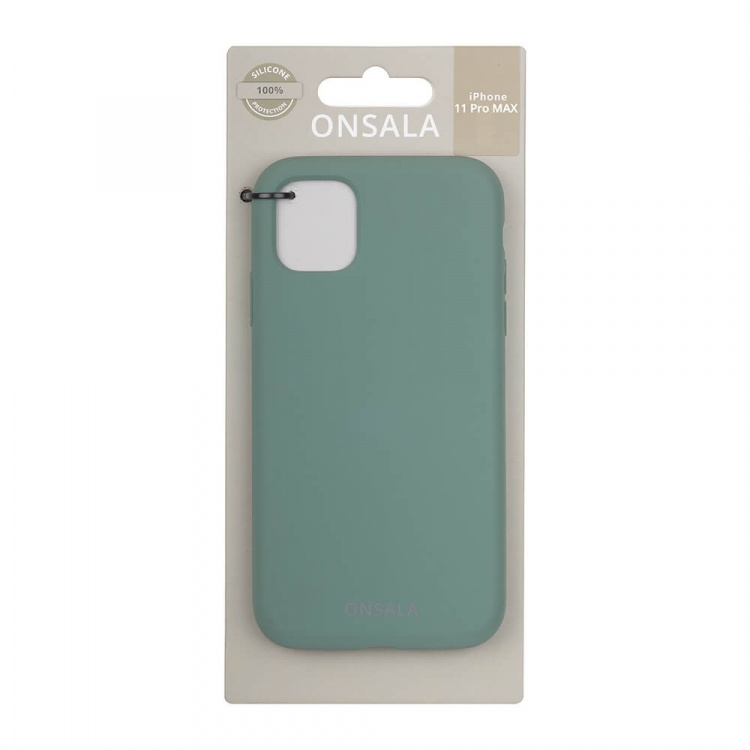 Onsala Mobilcover Silikone Pine Green - iPhone 11 Pro Max